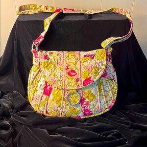 Vera Bradley Floral Quilted Shoulder Bag